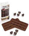 Silicone Chocolate Mold In Heart Shape. 