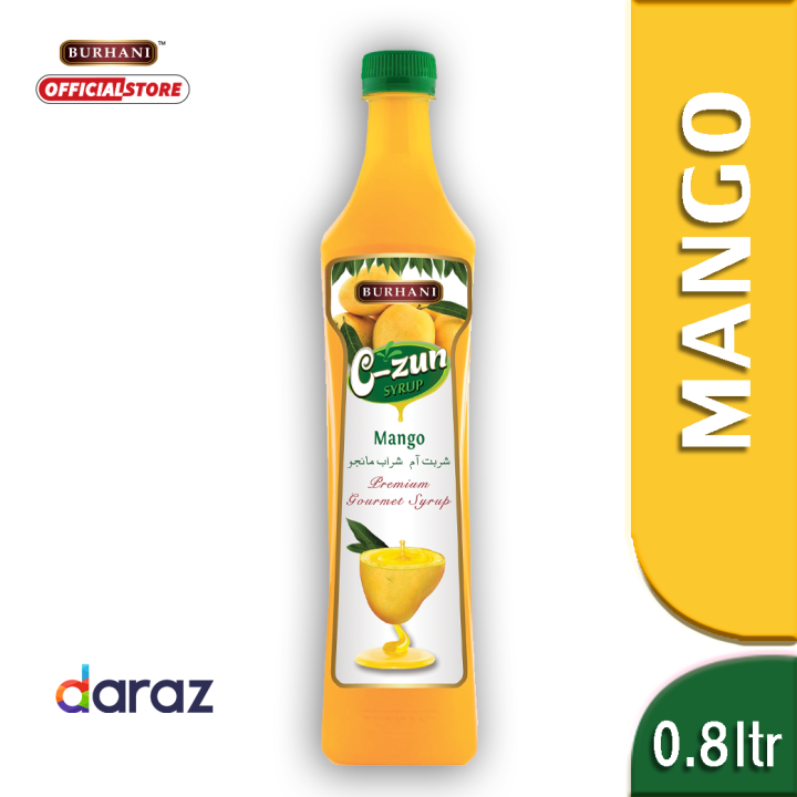 Burhani C-zun Mango Flavoured Syrup Sharbat 800ml
