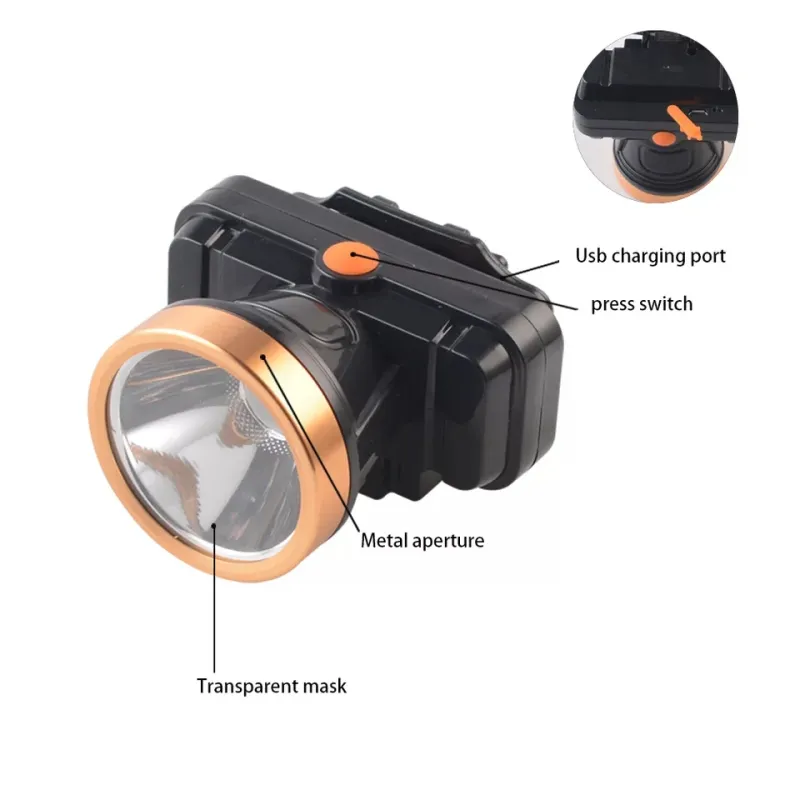LED headlight strong light long shot 50w