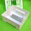 Electrical Distribution Box 6 Ways Circuit Breaker Box Wall Mounted Open Box- High Quality Pure ABS Plastic. 