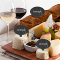 Cheese Markers for Charcuterie Board, Set Of 18PCS Slate Cheese Labels Sign, Cheese Markers Set, Cheese Name. 