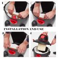 5 Pack Replacet Wet/Dry Vacuum Bags Dust Bags for Shop-Vac Ridgid 5-8 Gallon Vacuum 9066100 90661 906-61. 