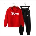 The Boys WinterCasual Printed Hoodie + Trouser Track Suit for mens. 