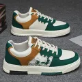 Sneakers for Men, All Season PVC Casual Style Sports Hiking Sneakers Blue & Beige Green Available. 