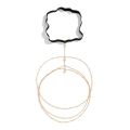 Leg Chain for Women Fille Toute Nue Metal Body Jewelry Festival Outfit 4 Layers Accessories Thigh Ornament Couple Gift. 