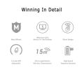 M103 2.4G Wireless Mouse Slient Button USB Rechargeable Mini Mouse exquisite workmanship. 