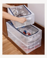 Foldable Transparent Storage Box – Clear Organizer for Shoes, Clothes, Toys & Books - Home Organize's. 