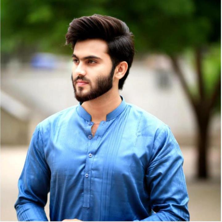 So Kamal Unstitched ( kurta )LITE BLUE