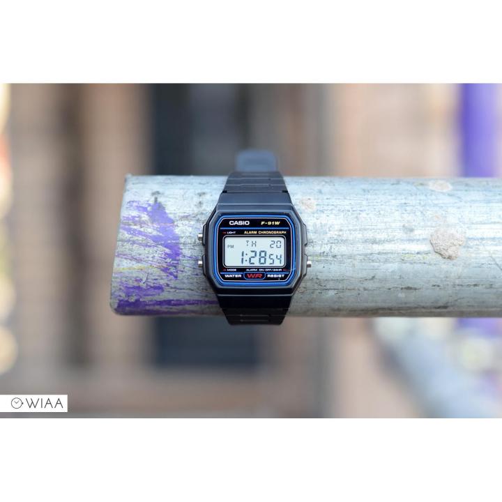 Original Casio - F-91W-1DG - Digital Wrist Watch for Men