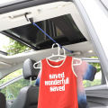 Cross-border car multifunctional telescopic trunk clothes pole inside the car clothesline car with clothes hanger car clothes drying. 