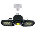 Favorite 40/60/80W Radar Sensor LED Garage Light Bulb Deformable Motion Activated Lamp. 