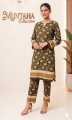 Lawn Cotton Summer 2 Piece Suit Lightweight Printed Kurta and Trouser Set For Women Comfortable Breathable Lawn Fabric. 