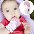 1 pc Silicone Baby Teether Pacifier Glove Natural Thumb Sound Teething Chewable Nursing Beads Child Give Up Suckiing Fingers. 