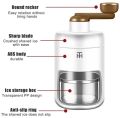 Manual Ice Shaver Household Small Ice Crusher Mini Shaved Ice Milkshake Machine Portable Hand-cranked Smoothie Machin. 