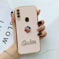 FELMYST Luxury Case For OPPO A31 3D Metal Flower Colorful Fine Glitter Queen Mobile Phone Casing Girl Women Gift Couple Soft TPU Cover. 
