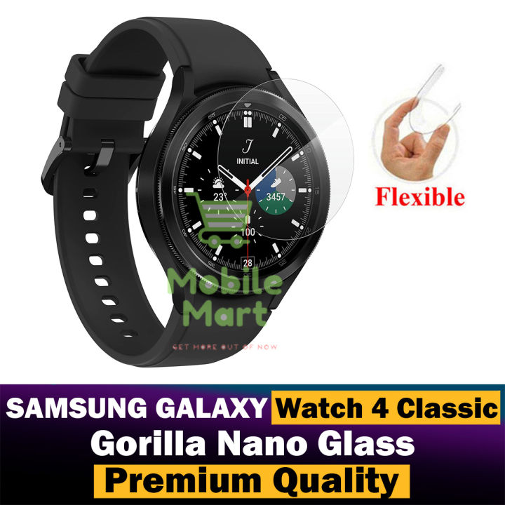 Samsung Galaxy Watch 4 Classic Unbreakable Gorilla Flexible Nano Glass Premium High Quality Screen Protector For Samsung Galaxy Watch 4 Classic