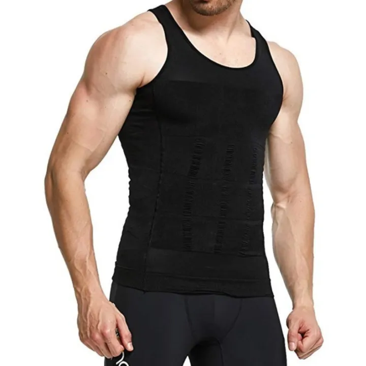 ZMM Slim N Lift Men’s Slimming Vest – Body Shaper Undershirt for Tummy ...