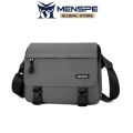 MENSPE Men Fashion Shoulder Bags Sling Chest Bag Cross Body Bags Messenger Bag Waterproof Cross Body Bag Large Capacity Sling Bags Simple Casual Sport Street Bag Student Teenager Bag. 