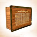 Umrah Saving Box - Wooden Islamic Money Saving Box - 280 Days Hajj & Umrah Savings Box Plan. 