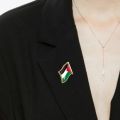 CollapseTen 1Pc Palestine Flag Pin Badge Palestine Palestinian Flag Pin Badge Lapel Palestine National Enamel Badge Armband. 