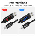 TOPK AC32 LED 3A Micro USB Type C Cable Data Mobile Phone Cables Fast Quick Charge Wire for Charging Cord for Xiaomi Huawei. 