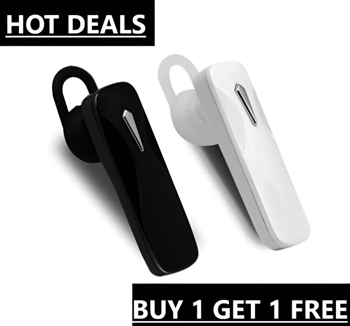 Buy 1 Get 1 Free M163 Premium Wireless Fashion Bluetooth Earphone Handsfree Single Earbud Headset With High Quality Sound For Music Calls. Daraz.pk