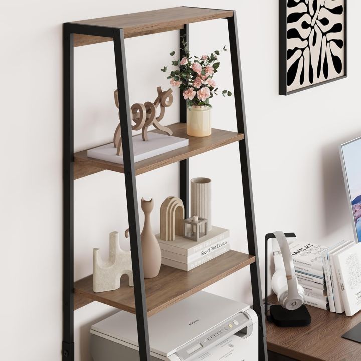 Industrial%20Bookshelf,%20Tall%20Bookcase%20with%203%20Fabric%20Storage%20Drawers,%20Display%20Standing%20Shelf%20Unit%20for%20Living%20Room,%20Home%20Office,%20-%20Image%209