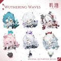 New Wuthering Waves Keychain Jinhsi Camellya Scar Geshulin Cute Cartoon Anime Pendant Key Ring Cosplay Backpack Jewelry Gift. 