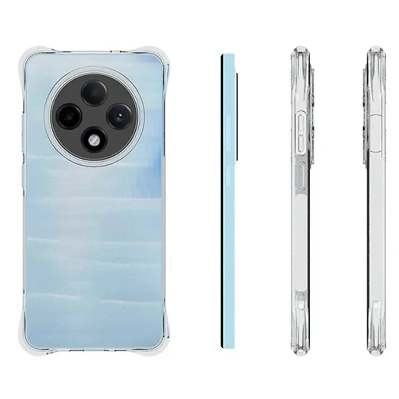 ILING Schutzhülle Für Oppo Reno 12F 4G / Reno 12 FS 5G – Transparent, Schlank, Glitternd & Stoßfest | Handy Case In Gold