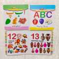 Pack Of 3 Board Books For Kids - ABC, 123, Urdu - Medium Size - Hard Bound Book For Kids- Kids Books For Early Learning- Reading Book For Kids. 