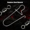 Stainless Steel Fishing Connector Pin Bearing Rolling Swivel Snap Pins Fishing Lonni. 
