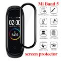 Xiaomi Mi Band 5 Tempered 3D Glass Protector Only Protector. 