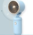 Small Portable Fan Efficient Desktop Lightweight Mini Fan Pink Rechargeable Fan for Outdoor Office Dormitory Household. 