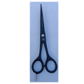 Barber Scissors Flat Black jaguar pattern Razor Edge 6 & 6.5 ". 