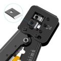 EZ RJ45 Crimp Tool Pass Through Cat5 Cat5E Cat6 Crimping Tool for RJ45/RJ12, CAT5, CAT5E, CAT6 Connectors. 