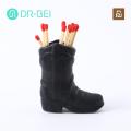 DR BEI Match Display Holder Boot Shape Matchstick Organizer Container Ornament. 