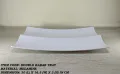 1 Piece Melamine Double Kabab Tray - Serving Tray -  Melamine Material - White & Black. 