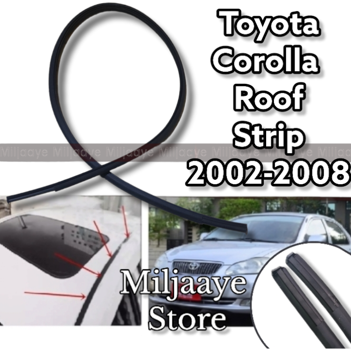 Toyota%20Corolla%20Xli%20Roof%20Rubber/Roof%20Strip/Roof%20Moulding/Chat%20Ki%20rubber%20Black%20Color2002%202003%202004%202005%202006%202007%202008%20-%20Image%204