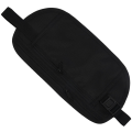 3X Waist Pouch for Passport Money Belt Bag Hidden Security Wallet Black. 