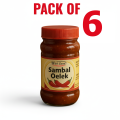 Pack Of 6 Sambal Oelek Sauce 350grams | West Land Foods. 