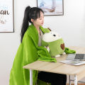 Pillow quilt dual-use pillow folding air-conditioning blanket car cushion pillow three-in-one office nap artifact. 