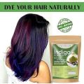 Florecer Organic Indigo Powder For Hair Black, Triple-Sifted & Microfine , Indigofera Tinctoria Powder for Natural Hair Coloring, 100g. 