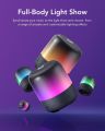 Soundcore Glow Mini Portable Speaker, Bluetooth Speaker with 360° Sound, Light Show, 12H Battery, Customizable EQ and Light, IP67 Waterproof and Dustproof, for Camping, Home, and Beach Parties. 