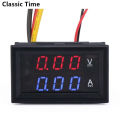 DC0-100V 1A 10A 50A 100A Digital Voltmeter Ammeter 2 in1 Multimeter DC4-30V Voltage Ampere Meter Volt Amp Gauge Panel Dual Display. 