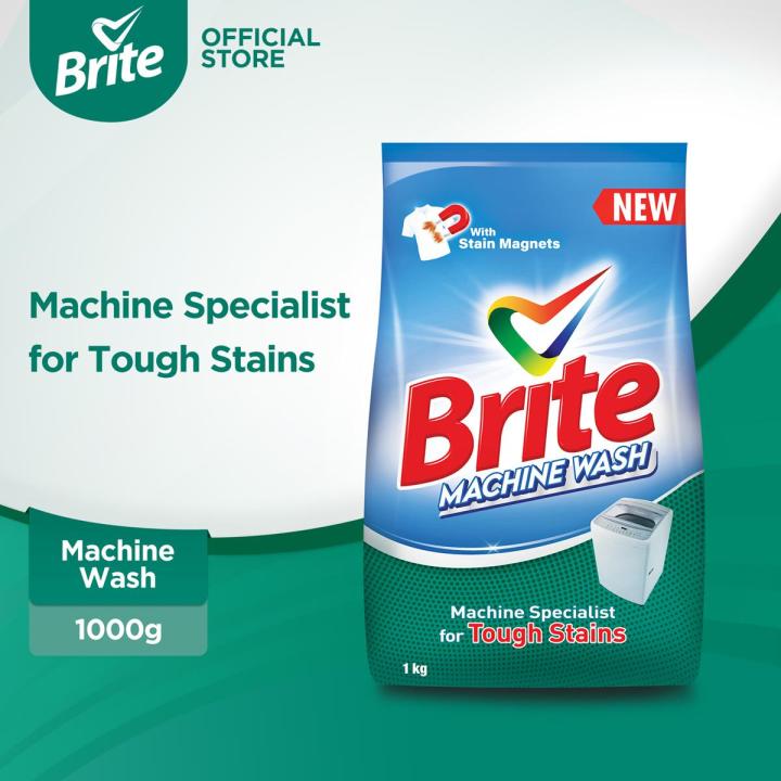 Brite Machine Wash 1kg - Detergent Washing Powder