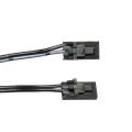 New RGB LED Fan Hub cable for Corsair RGB Fans LL HD ML SP SP-PRO QL 40cm. 