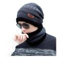 Winter Woolen Cap for Men And Women With Neck Cover, Beanie Neck Warmer Cap Full Set, 2 Piece Garam Muffler Topi For Ladies, Winter Collection stylish skull, Thicken Hedging Balaclava Skullies. 