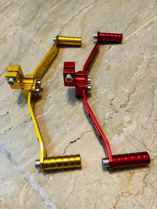 Bike Gear Lever Fancy 70cc and 125 one piece BLACK or any color full ...