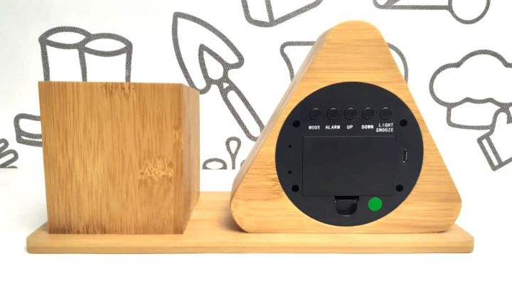 Techmanistan%20Wooden%20Digital%20Triangular%20Shape%20Desk%20Clock%20With%20Pen%20Holder,%20Alarm%20Clock%20with%20Stationery%20Holder,%20LED%20Wooden%20Alarm%20Clock,%20Desktop%20Clock,%20Stationery%20Holder,%20Pen%20Holder%20-%20Image%204