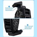 MEMO Dl05 Phone Radiator Mobile Cooling Fan Game Cooler RGB | LED Display | Gaming Fan For PUBG Phone Cooler , FREEFIRE - Gaming Case Cold Wind Handle Fan Cool Heat Sink Semiconductor Adjustable Mobile Game Cooler System Cooling Fan | Light Gamepad Holder. 